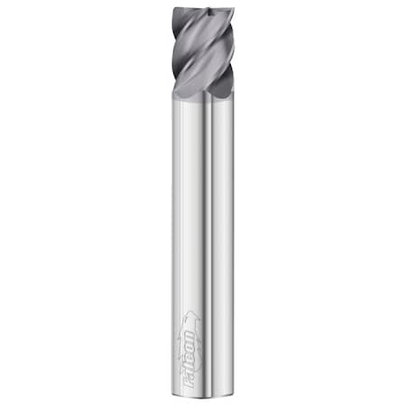 Fullerton Tool 5-Flute - 45 Degree Helix - 3845 Falcon Finisher HP End Mills, TIALN, RH Spiral, Square, Stub, 3/8 38176